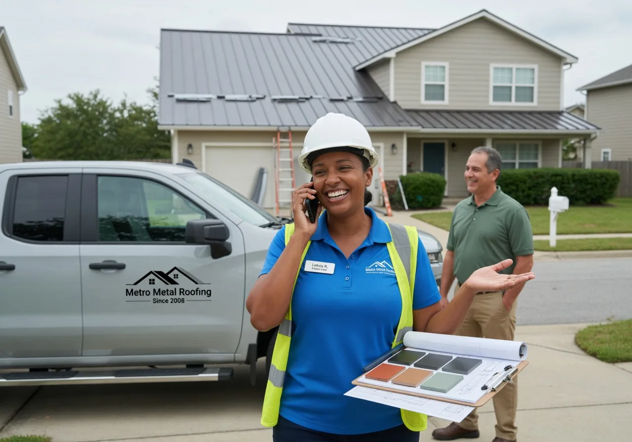Storm Damage Metal Roof Repair in Mcadenville, NC